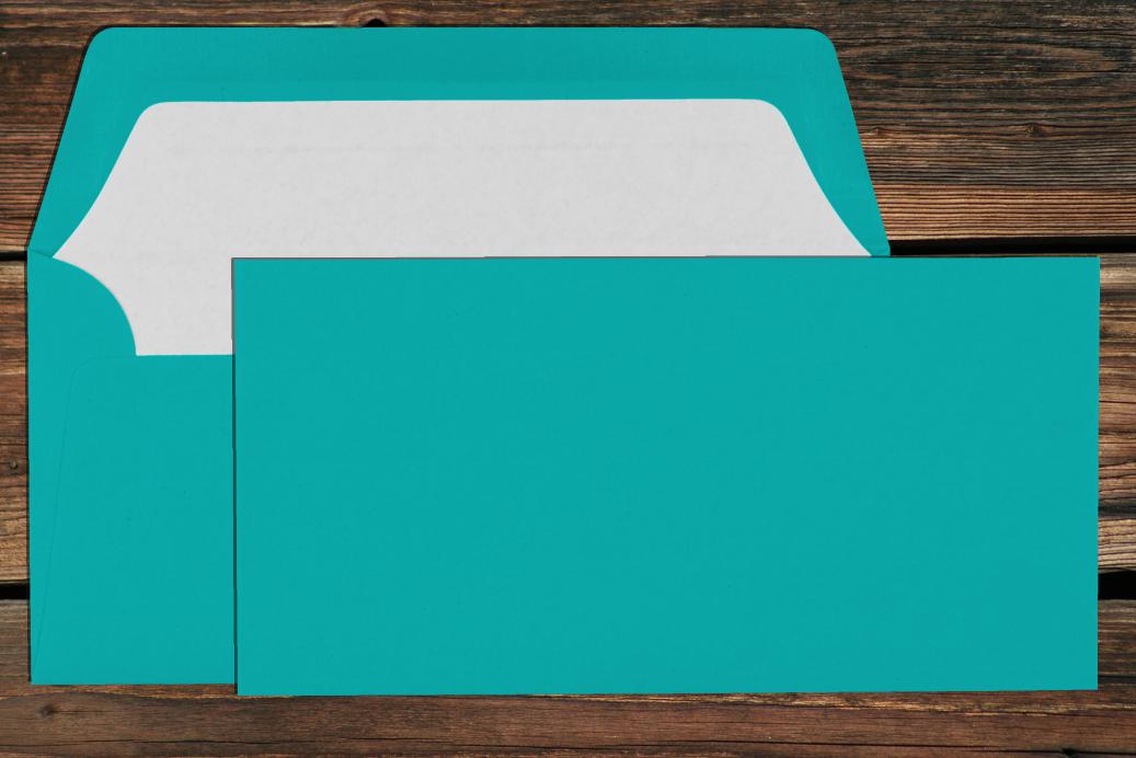 Briefhüllen mit Seidenfutter DL 110x220 mm Nassklebend Ocean gerippt 100 g/qm